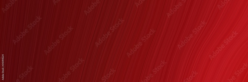 Poster elegant moving card design with dark red, firebrick and maroon colors. fluid curved flowing waves an