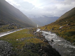 river in the mountains