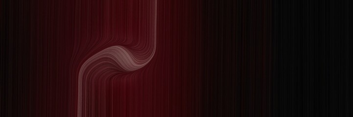 elegant dynamic designed horizontal canvas with very dark red, black and old mauve colors. fluid curved lines with dynamic flowing waves and curves