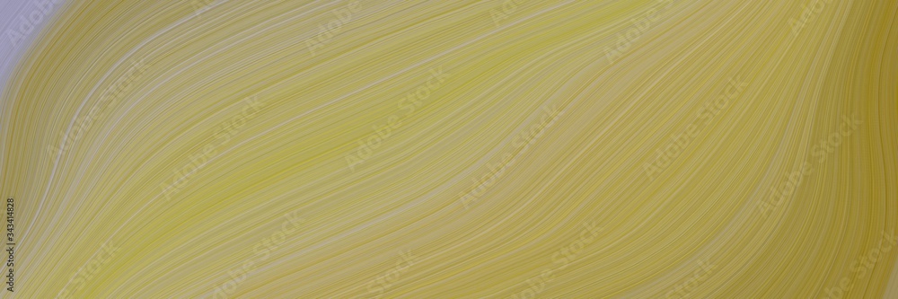 Poster elegant surreal designed horizontal card with dark khaki, rosy brown and dark gray colors. fluid curved lines with dynamic flowing waves and curves