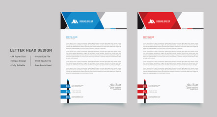 Corporate Modern Business Letterhead Design Template