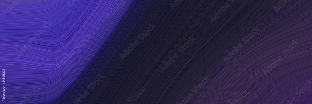 Poster elegant moving canvas design with very dark blue, dark slate blue and very dark violet colors. fluid