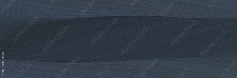 Aufkleber elegant colorful poster design with dark slate gray and very dark blue colors. fluid curved lines with dynamic flowing waves and curves