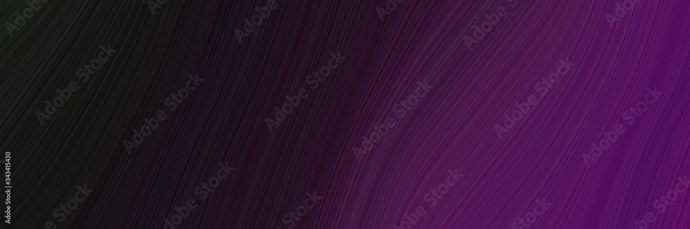 Poster elegant dynamic header design with very dark pink, very dark magenta and very dark violet colors. fl