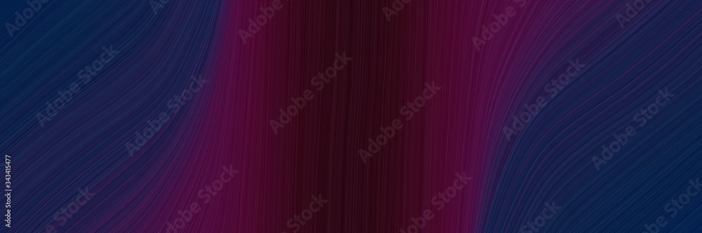 Poster elegant dynamic canvas design with very dark blue, very dark magenta and very dark pink colors. flui