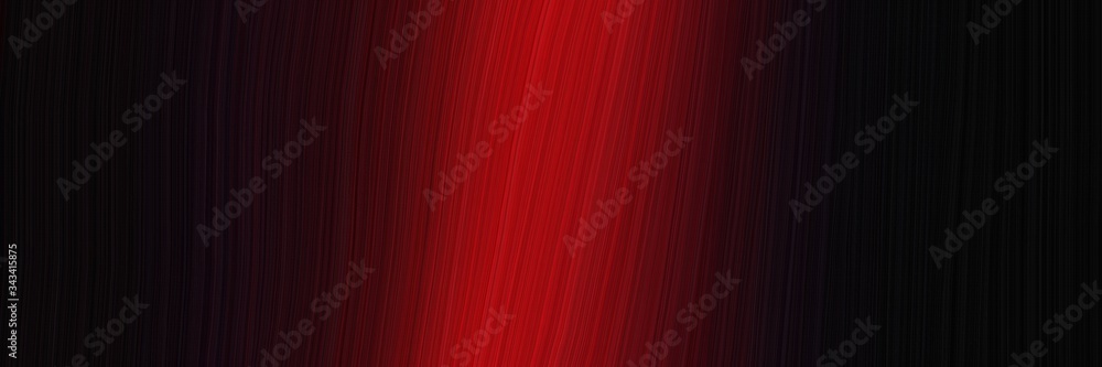 Aufkleber elegant artistic designed horizontal banner with firebrick, maroon and black colors. fluid curved li