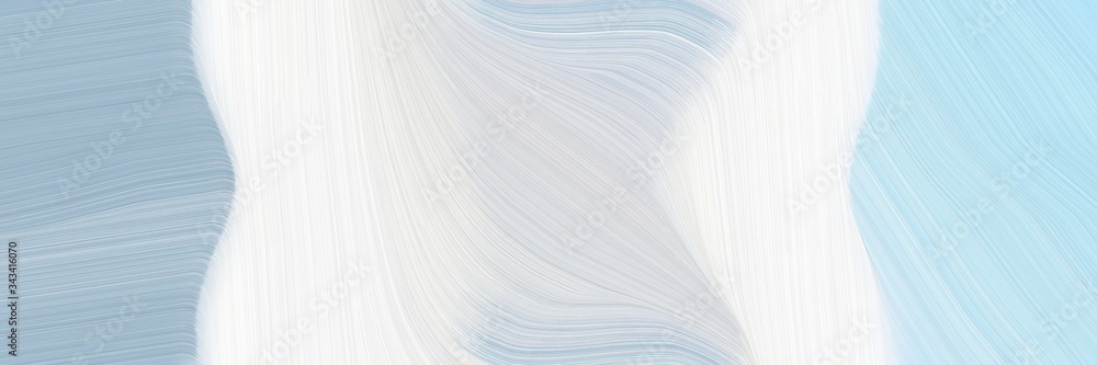 Poster elegant moving designed horizontal canvas with lavender, pastel blue and light blue colors. fluid cu