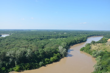 Fototapeta na wymiar view from the river