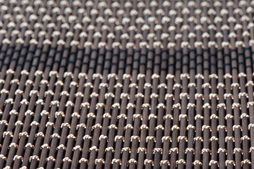 Close up of rattan texture