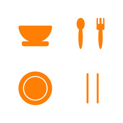 set of kitchen utensils vector design