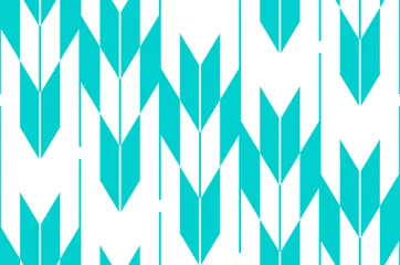 Behang Naadloos Japans patroon dat pijlen vertegenwoordigt © YUKI　MURATA
