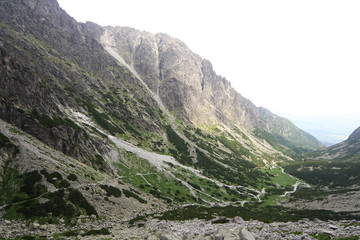 
The route to the Teryego Cottage in the Slovak Tatras