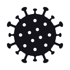 Corona virus symbol vector illustration