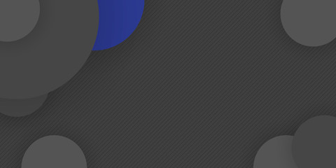 Bright navy blue dynamic abstract vector background with circle shapes. Trendy classic color of 2020. 3d cover of business presentation banner for sale event night party. Fast moving soft shadow