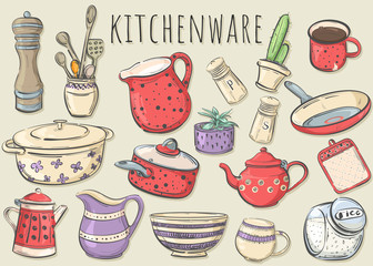 Kitchenware. Kitchen Utensil Set