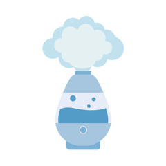 Humidifier.Simple flat vector illustration. Isolated 