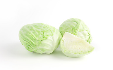cabbage isolated on white background