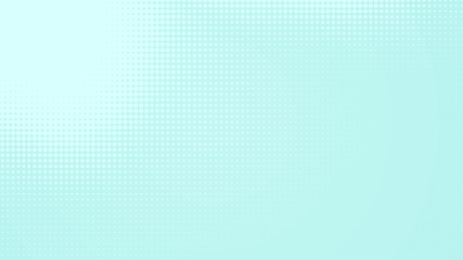 Dots halftone white blue and green color pattern gradient texture with technology digital background. Medicine healthcare with science concept. 