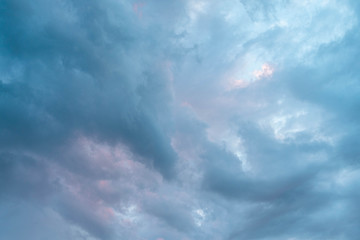 blue sky with clouds