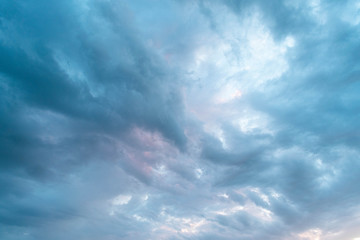 Obraz premium blue sky with clouds