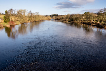 Fototapeta premium Wide flowing river