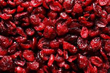 Photography of cranberries for food illustration
