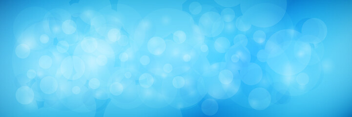 Modern abstract blue banner with sparkles, vector illustration