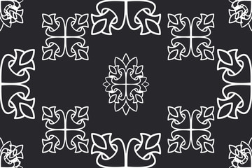 Colorful Ikat ornamentel seamless pattern for textile, wallpaper, card or wrapping paper
