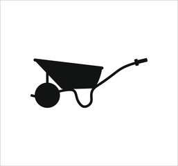 construction trolley. illustration for web and mobile design.