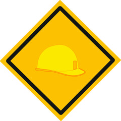 bricklayer's helmet. illustration for web and mobile design.