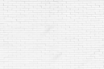 Modern white brick wall texture background for wallpaper and graphic web design.