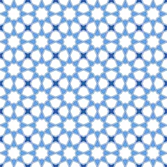 Tapeten Traditional arabic pattern. Moroccan seamless vector pattern background. © Slanapotam