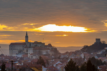 Mikulov castle, South Moravia, Czech Republic