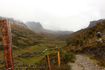 Path in El Cocuy National Park, Colombia
