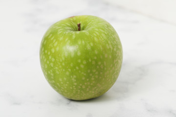 fresh green apple healthy fruit studio light