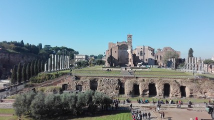 Obraz premium view of the city of rome
