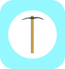 pick work tool. illustration for web and mobile design.