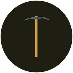 pick work tool. illustration for web and mobile design.