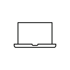 Laptop vector icon. Notebook icon. Smart Devices icon.  electronic device
