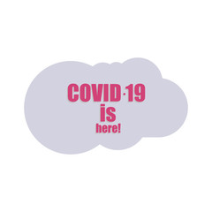 Coronavirus COVID-19. Sticker 