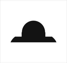 gardening straw hat. illustration for web and mobile design.