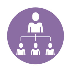 men avatars silhouettes network block style