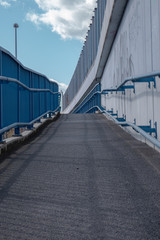 freight train on the bridge