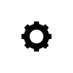 Gear icon, Gear sign and symbol vector design
