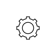 Fototapeta premium Gear icon, Gear sign and symbol vector design