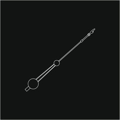 A yad is a Jewish ritual pointer, popularly known as a Torah pointer. illustration for web and mobile design.