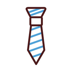 clothing necktie line style icon