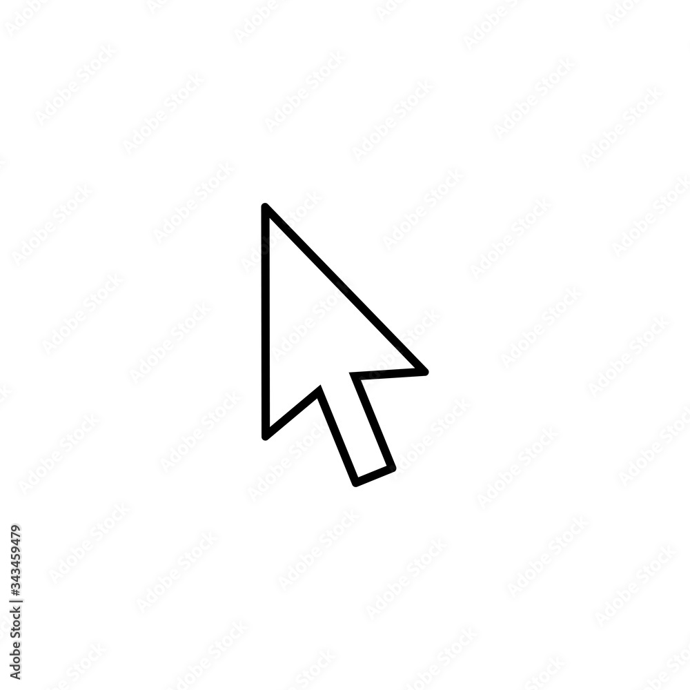 Poster cursor icon, cursor sign and symbol vector design