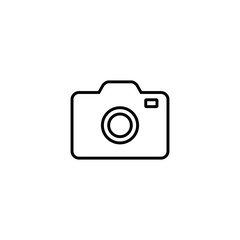 camera icon, camera sign and symbol vector design