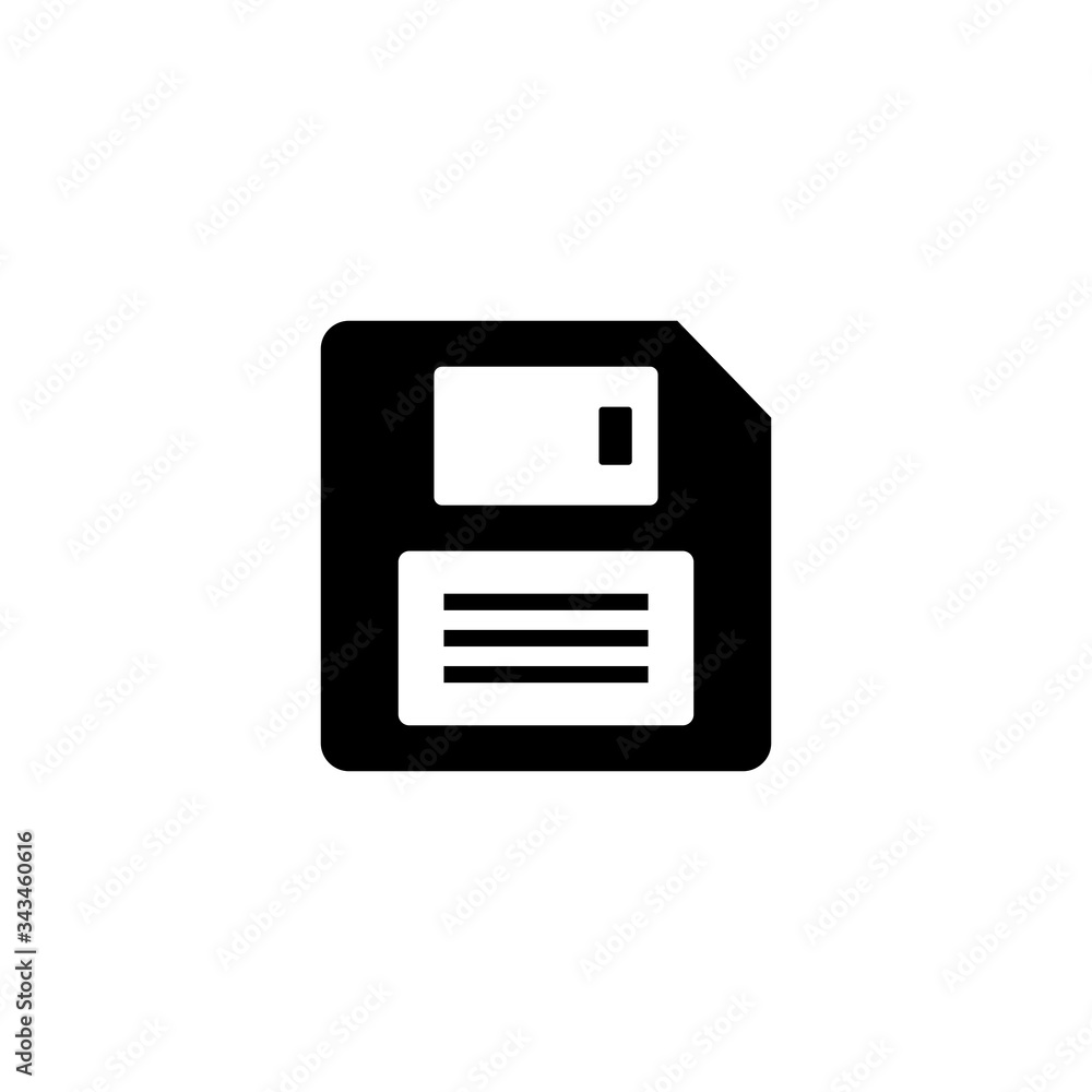 Poster save icon, save sign and symbol vector design